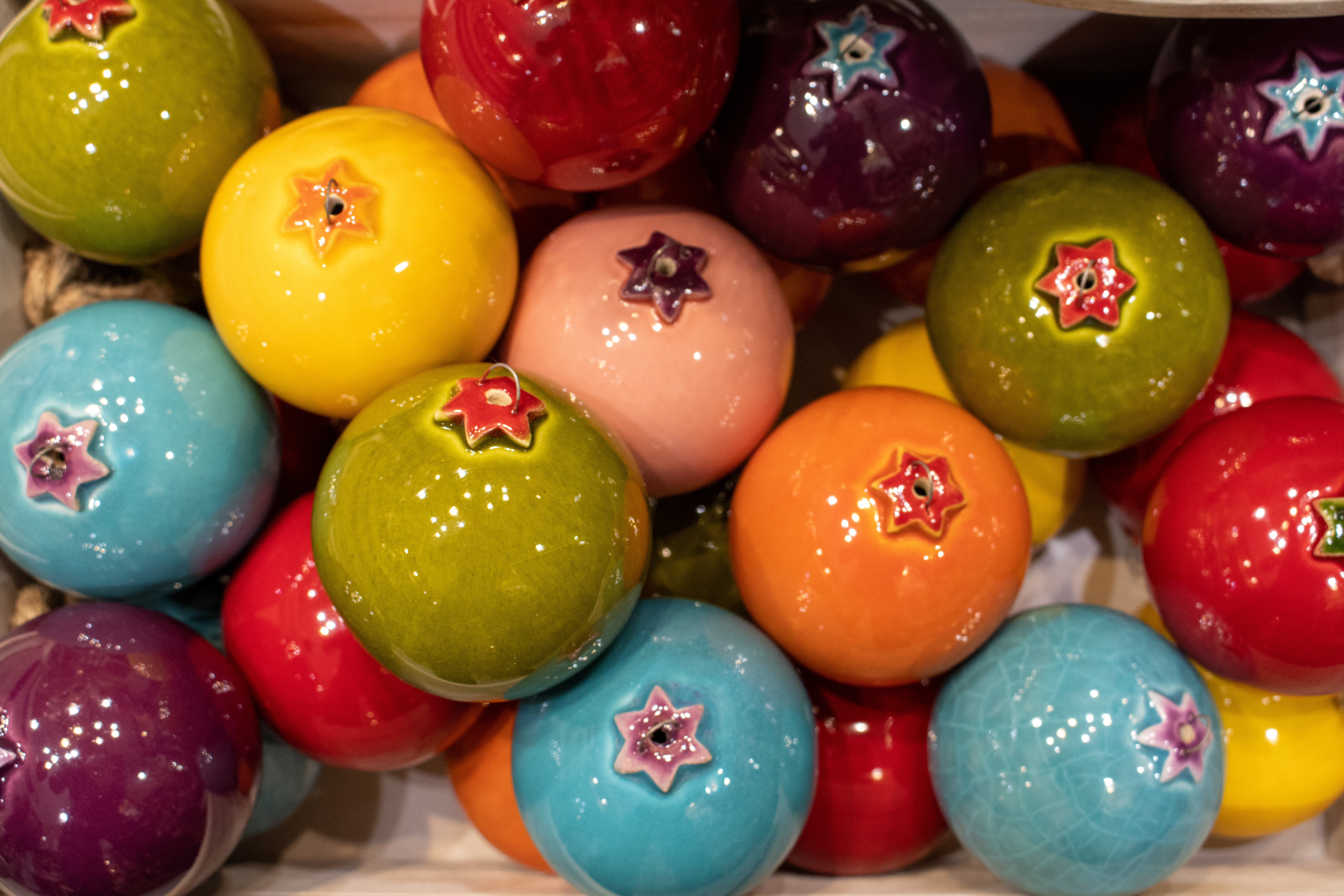 colorful ball Christmas tree decoration