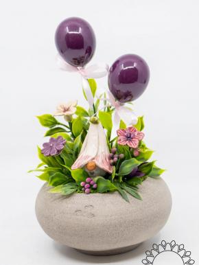 Graduation Gift Centerpiece - Purple