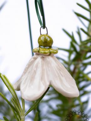 Hanging Bellflower  - White