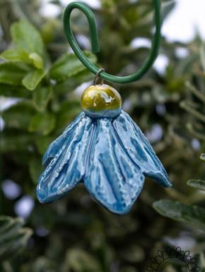 Mini Hanging Bellflower  - Light Blue
