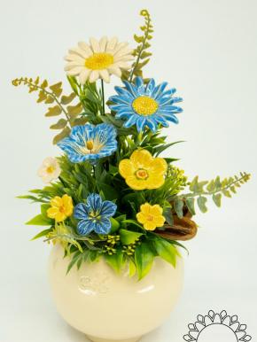 Centerpiece with Hibiscus