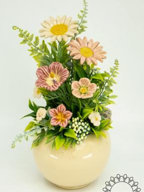 Centerpiece with Hibiscus - Pink