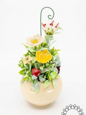 Lovely Hearts Centerpiece - Yellow