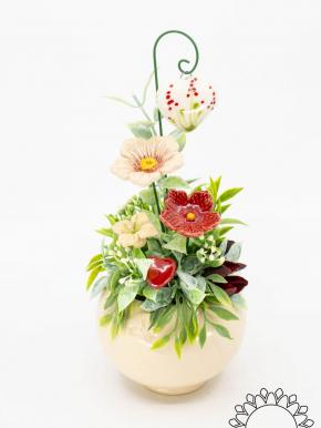 Lovely Hearts Centerpiece - Red