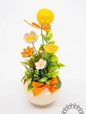 Happy Birthday Centerpiece - Yellow