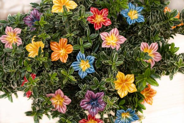 Moonflower ceramic flower – handmade and elegant decor