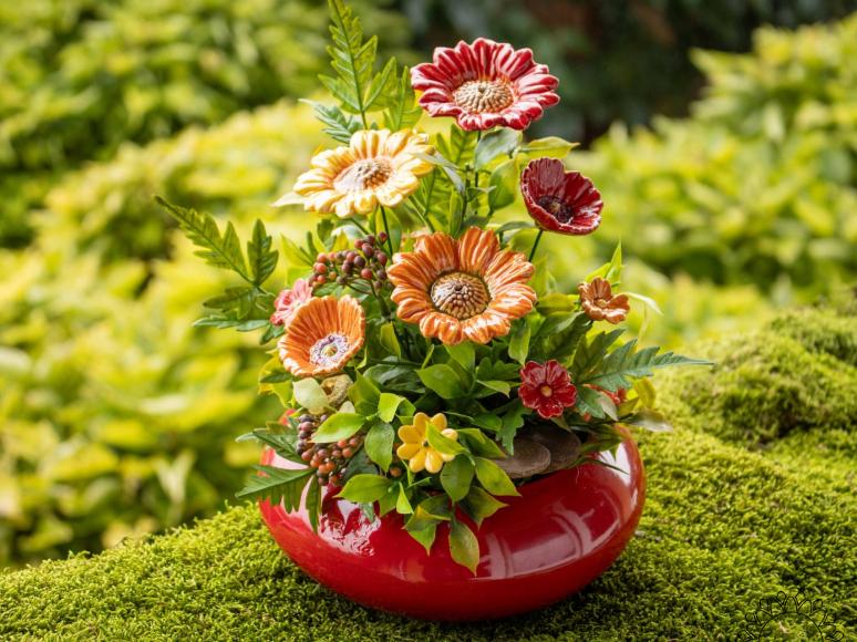 Large Centerpiece with Decor Sunflowers