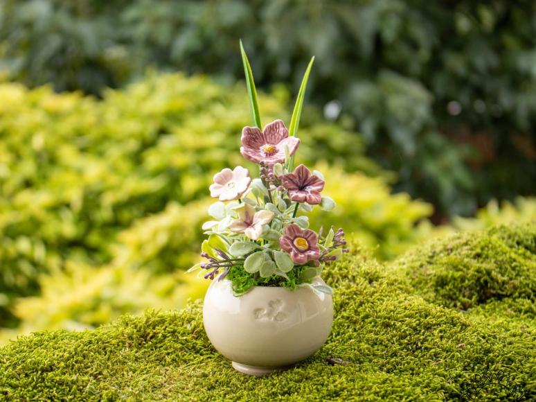 Mini Centerpiece with Linum Flowers