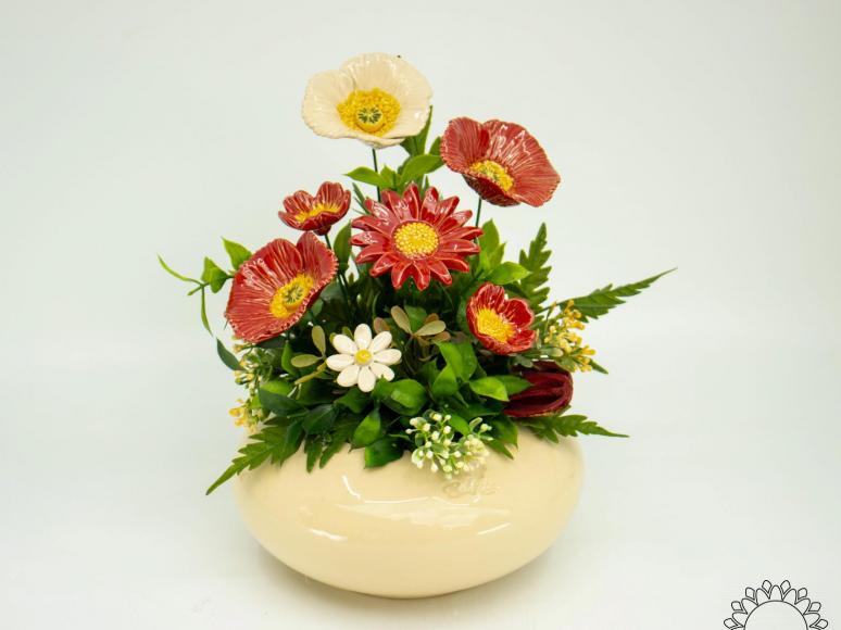 Large Centerpiece with Decor Poppy