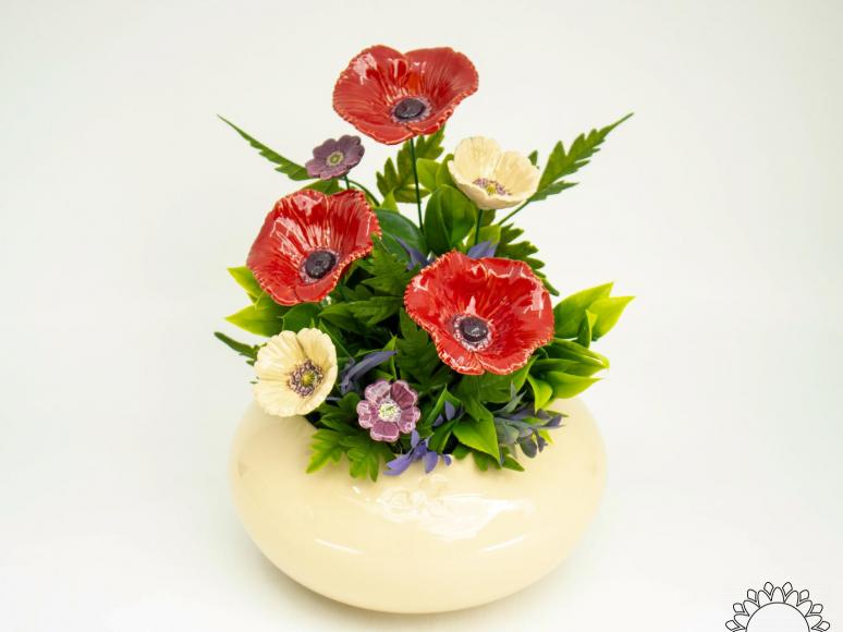 Large Centerpiece with Poppie