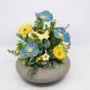 Large Centerpiece with Wild Flowers  - Blue