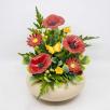 Large Centerpiece with Wild Flowers  - Red