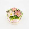 Flower Box with Mallow - Pink