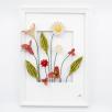 Large Flower Picture with Lily - Red