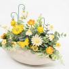 Oval Centerpiece - Yellow Flowers