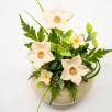 Medium Centerpiece with Daffodils  - White