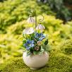 Small Centerpiece with Hanging Bellflower  - White