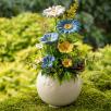 Centerpiece with Hibiscus - Blue