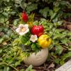 Small Centerpiece with Cherry Blossom and Pumpkin