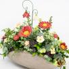 Premium Centerpiece with Bellflowers - Red