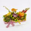 Flower Box Decoration with Rosehip 