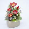 Christmas Medium Centerpiece with Hibiskus 