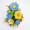 Medium Centerpiece with Garden Cosmos - Blue
