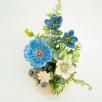 Small Centerpiece with Garden Poppy - Blue