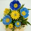 Large Centerpiece with Decor Poppy - Blue