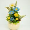 Centerpiece with Hibiscus - Blue