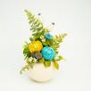 Small Centerpiece with Pumpkin - Blue