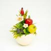 Small Centerpiece with Cherry Blossom and Pumpkin