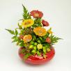 Large Centerpiece with Decor Sunflowers - Red