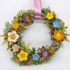 Wreath with Colorful Flowers 