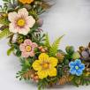 Wreath with Colorful Flowers 