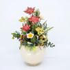 Large Christmas Centerpiece with Star Flowers
