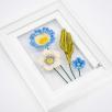 Flower Picture with Moonflower - Blue