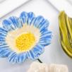 Flower Picture with Moonflower - Blue