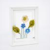 Flower Picture with Meadow Buttercup - Blue