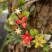 Christmas Door Wreath with Christmas Flower