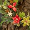 Christmas Door Wreath with Christmas Flower