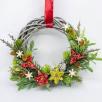 Christmas Door Wreath with Christmas Flower