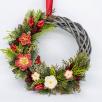 Christmas Door Wreath with Cluster Mallow
