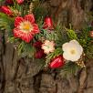 Christmas Door Wreath with Cluster Mallow