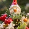 Christmas Small Centerpiece with Snowhead