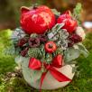  Christmas Small Centerpiece with Apple