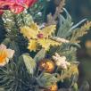 Large Christmas Centerpiece with Star Flowers