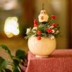 Christmas Centerpiece with Snowhead