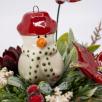 Medium Christmas Centerpiece with Snowman