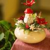 Medium Christmas Centerpiece with Snowman